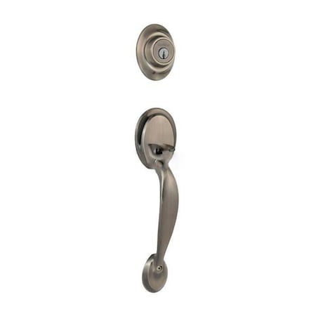 Kwikset Dakota Exterior Single Cylinder Handleset Trim 687DA-15A-RCAL-RCS-LIP